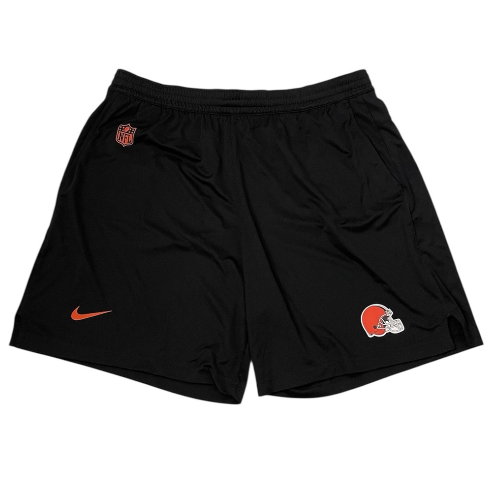NFL Cleveland Browns Nike Dri-Fit Men's Black Knit Shorts XL
